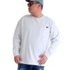 Мужская футболка Dickies большого размера, с длинным рукавом, 100% хлопок, нагрудный карман, размеры M, L, XL, 3L, 4L, 5L, 10001506 (M, Пепельно-серый)