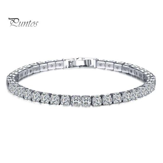 Женский браслет из блестящего кубического циркония с геометрическим рисунком, Роскошный медный браслет из нержавеющей стали, легкий женский браслет на запястье, ювелирные изделия