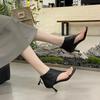 Ladies Sandals Booties Women Pumps Flip Flops High Heels Modern 2024 Summer Slides Fashion Party Boots Peep Toe Female