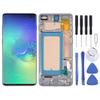 TFT LCD Screen For Samsung Galaxy S10+ SM-G975 Digitizer Full Assembly with Frame,Not Supporting Fingerprint Identification