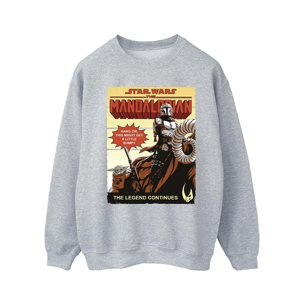 Star Wars The Mandalorian Mens Bumpy Ride Sweatshirt