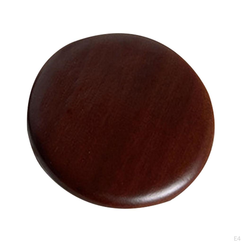 Cosmetic Mirror Handheld Wooden Single Side Retro Decorative Salon Hairdresser Plain