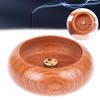 1Pcs Rosewood Incense Burner Stick Holder Bowl Shape Censer Home Decoration