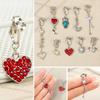 Umbilical Navel Rings Faux Piercing Navel Clip on Body Jewelry Fake Belly Rings Belly Button Rings