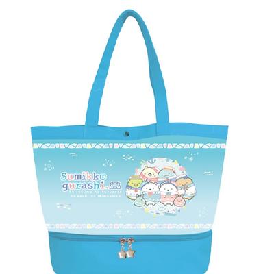 Виниловая сумка-тоут K Company Sumikkogurashi с карманом Sumikkogurashi x Ш40 x CPV6-SG В29,5 Г16,4см