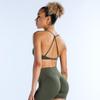 DFYNE Seamless Backless Yoga Camisole - Women's Body Shaping Anti-Exposure Sports Vest