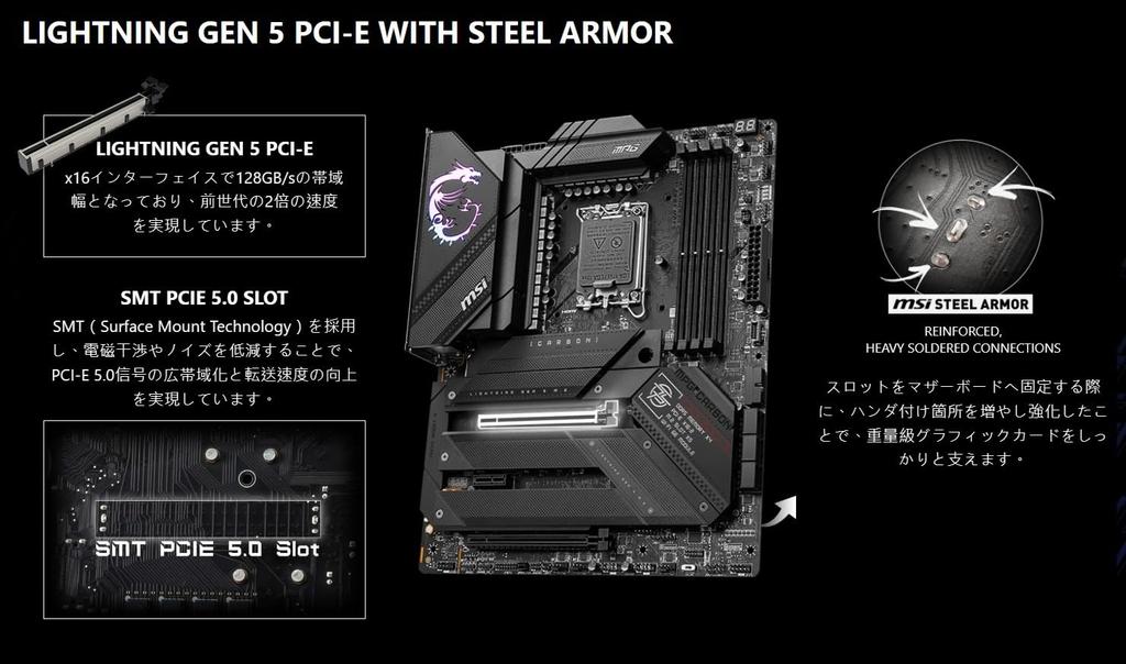 Материнская плата MSI MPG Z790 CARBON WIFI совместима с процессором Intel поколения Z790 чипсет ATX MB5911 14-го/13-го/12-го (LGA1700)