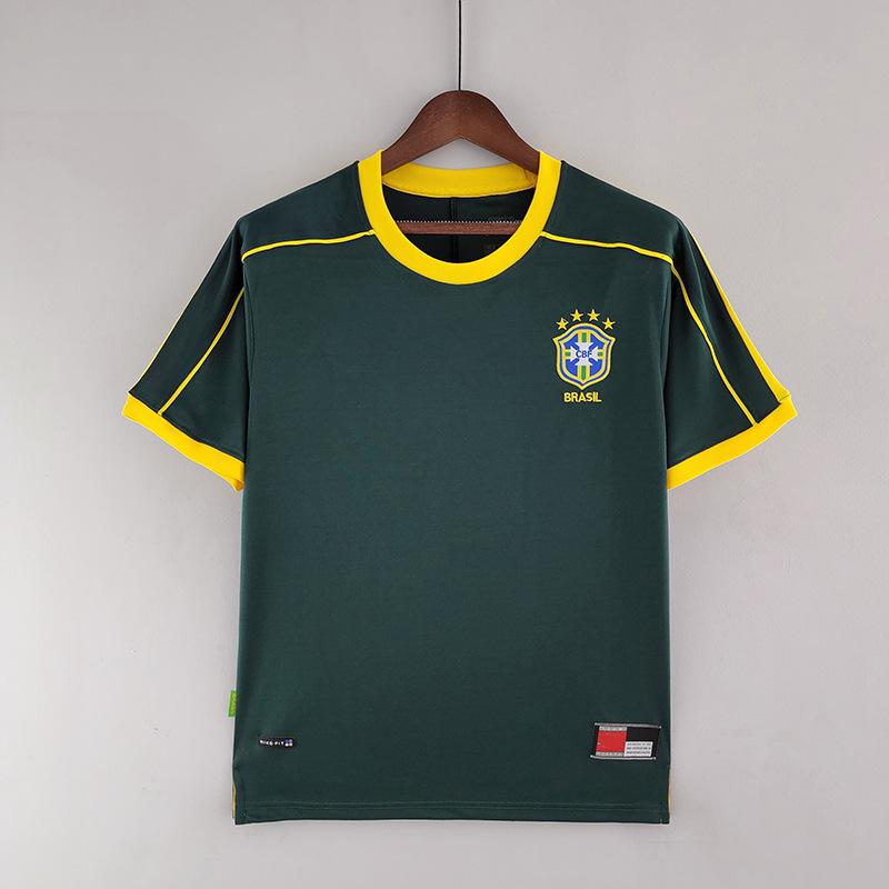 Vintage Brazil national team jersey No. 10 Neymar No. 11 Romario No. 9 Ronaldo football jersey