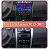 Android Car Radio For Lada Largus 2012-2020 Мультимедийный проигрыватель Головное устройство Стерео GPS Навигация BT WIFI 1+16 ГБ