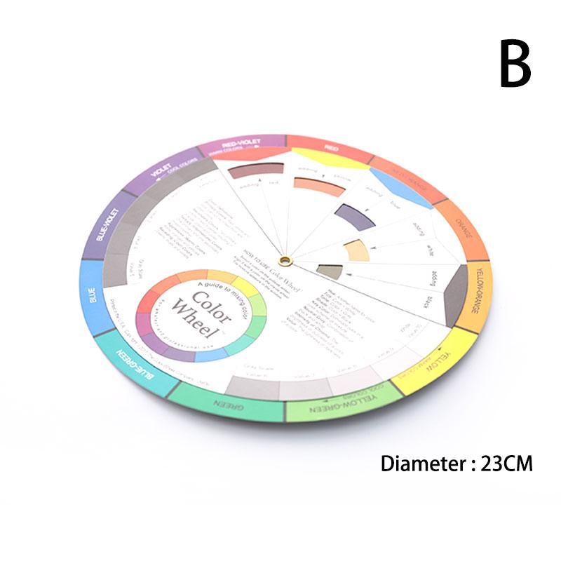 Профессиональный дизайн бумажной карты, колесо для смешивания цветов, круговое руководство по диаграмме чернил