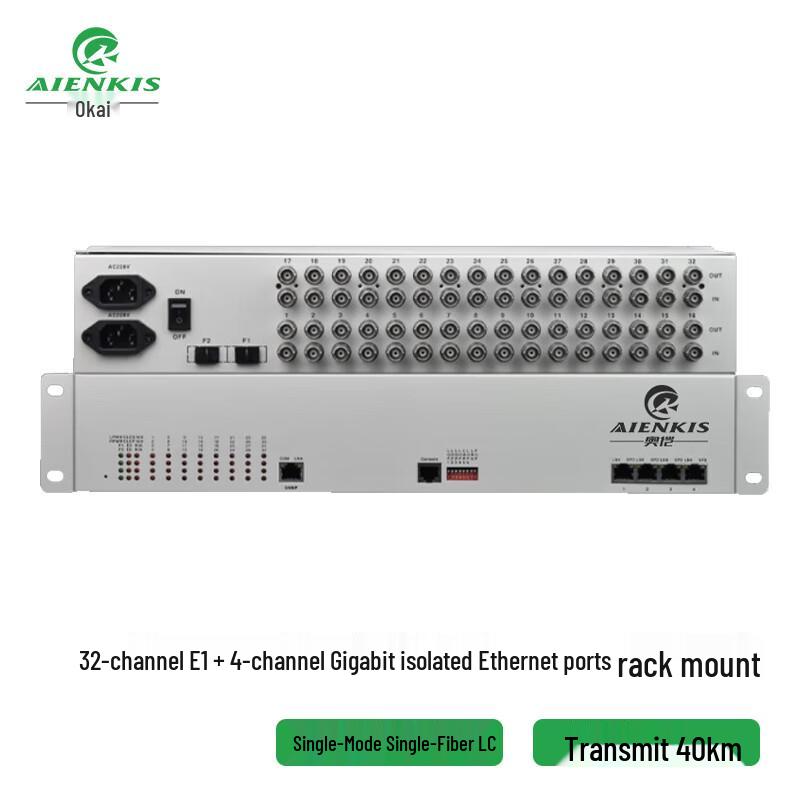 AIENKIS PDH Optical Transceiver with Ethernet