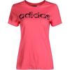 Solid Color Simple Print Letter Round Neck Straight Short Sleeve T-Shirt Women Tops Red CW3549