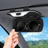 Portable Press Switch Car Glasses Box Stable Shock-proof Car Sunglasses Holder ABS Expansion Space Eyeglass Case Sun Visor