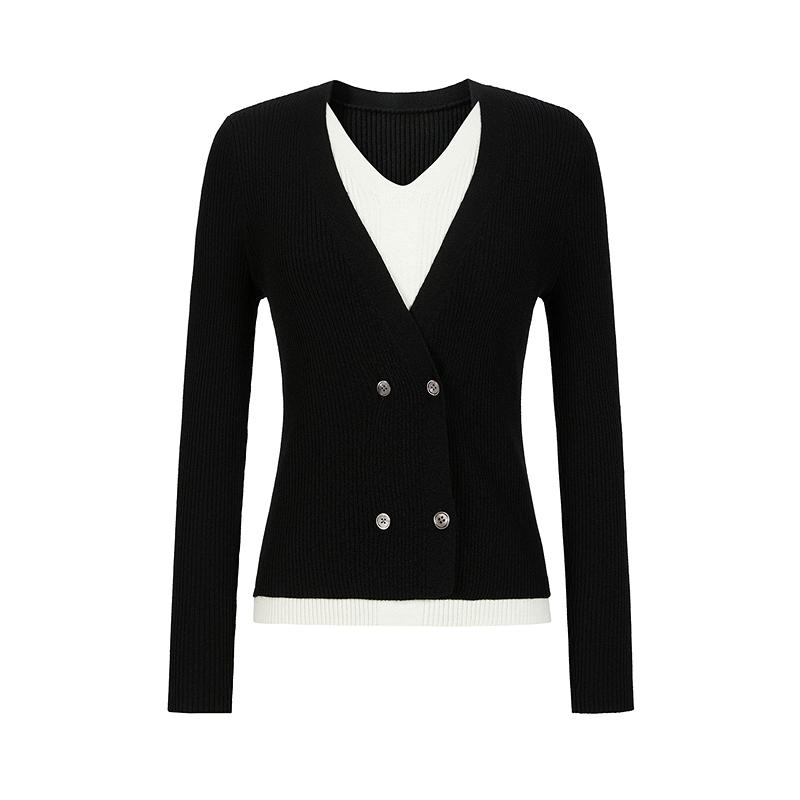 Jiuzi Anna Kou Women's Wool Knit Sweater - Spring Collection