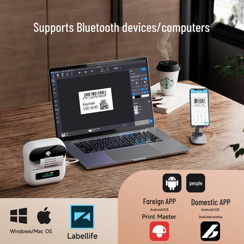 Ручной термопринтер этикеток и ценников Phomemo M220