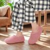 Fashion Shevalues Winter Fluffy Women's Slippers Teddy Fleece Bedroom Sock Shoes with Soft Rubber Sole New Fashion Curly Fleece Slippers