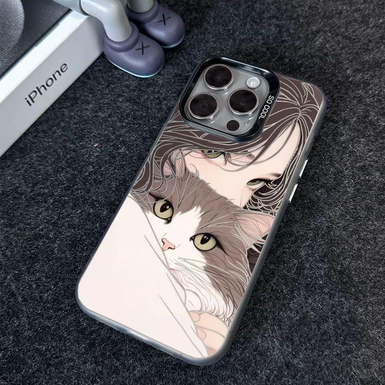 Мягкий прозрачный силиконовый чехол для iPhone 15 Pro Max 14 13 12 11 Xsmax XR-креативный милый кошачий розовый для женщин и девочек, защитный чехол для всего тела