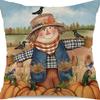 Harvest Autumn New Maple Leaf Pumpkin Pillow Case Home Bedroom Sofa Printed Cushion