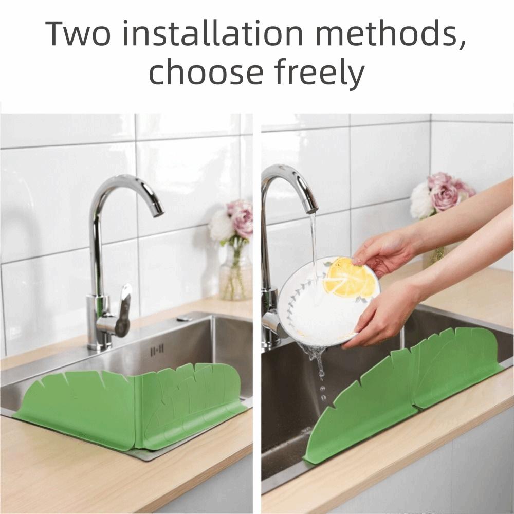 Flexible Countertop Water Barrier Foldable Splashboard Protector Sink Splash Guard Wash Basin