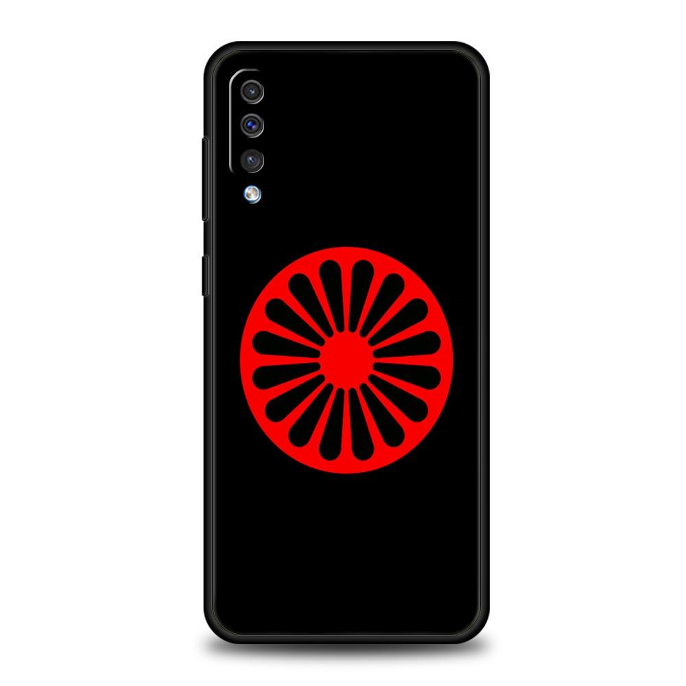 Чехол для телефона с цыганским цыганским флагом для Samsung Galaxy A12 A32 A50 A70 A20E A20S A10 A10S A22 A30 A40 A52S A72 5G A02S Мягкий чехол