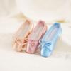 Satin Ballet Shoe Keychain Handmade Mini Pointe Shoe Pendant with Keyring Ballet Lovers Bag Charm Gift for Ballet Dancers