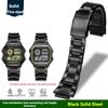 Для Casio 3299 AE1200/1300/1500 AE-1200 AE-1200wh AE-1300 Ремешок из цельной нержавеющей стали 18 мм Металлический корпус из тонкой стали Браслет