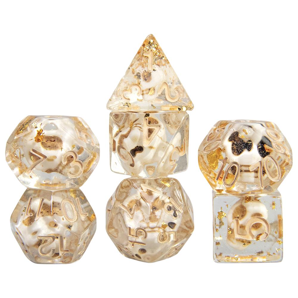 DND Dice Многогранные игральные кости Набор из 7 игровых кубиков Креативные игральные кости для настольной игры DND Аксессуары для развлечений