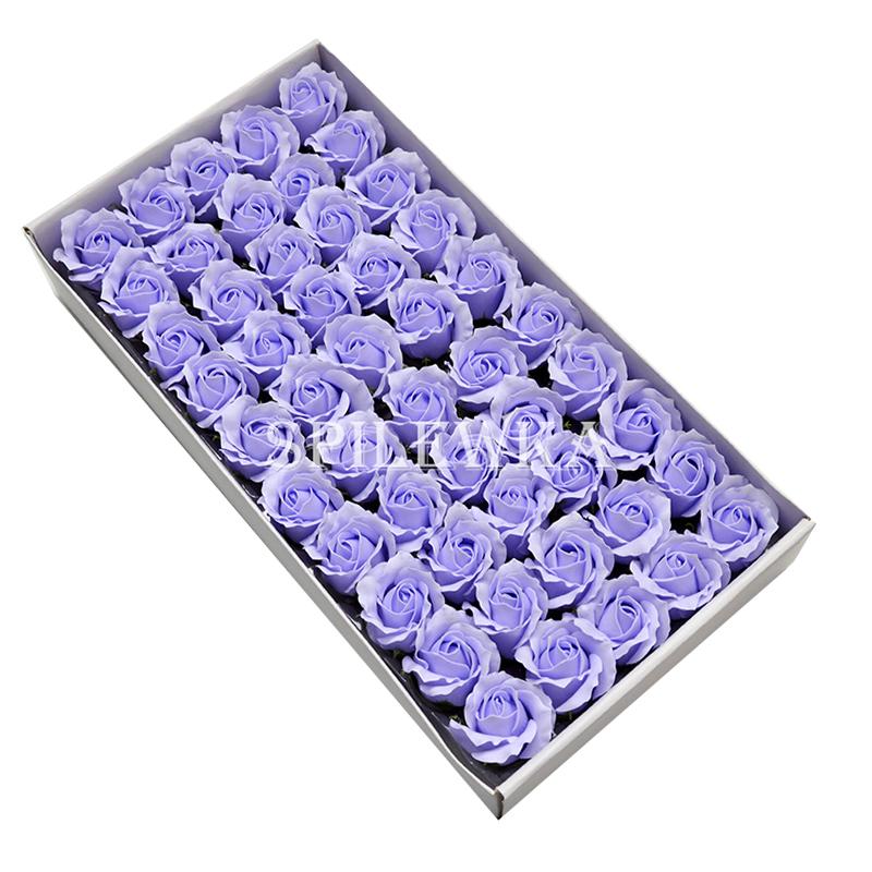 Spilewka 3-Layer Rose with Curly Petals Fake Flowers Heads Wedding DIY Gift Box Valentine's Day Home Decor Artificial Flower