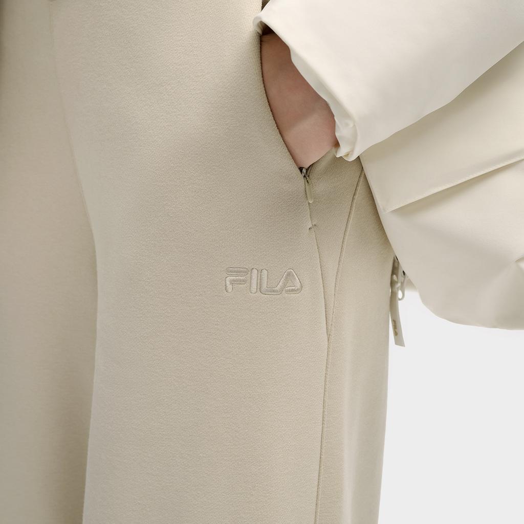 Fila Оригинальные Модные Классические Ретро Повседневные Универсальные Удобные Теплые Свободные Флисовые Вязаные Спортивные Штаны Женские брюки F11W549606FBG