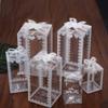 Chocolate Transparent Box Christmas Event Gift Boxes Wedding Favor Gift Packaging Box Candy Box