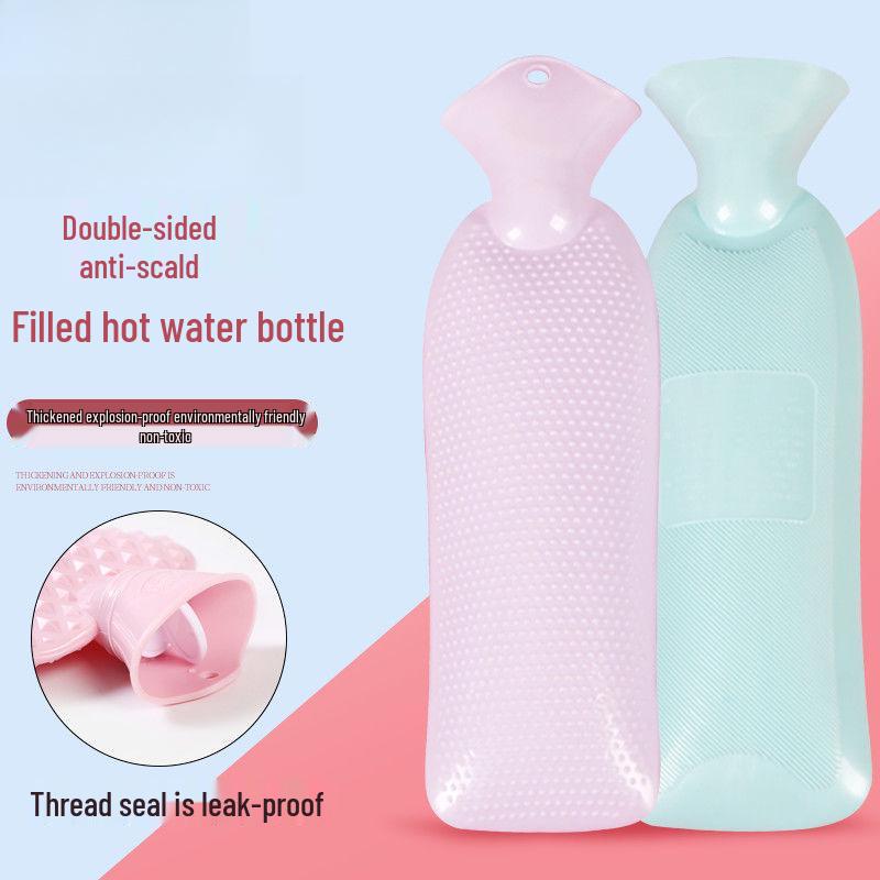 Portable Hot Water Bottle Hand Warmer - Long, Washable, Explosion-Proof, Available In Large & Small Sizes