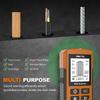 Multifunctional Handheld Metal & Wall Detector, 2025 New Stud Finder Wall Scanner with HD LCD Display and Audio Metal and AC Wire Detection (Red)