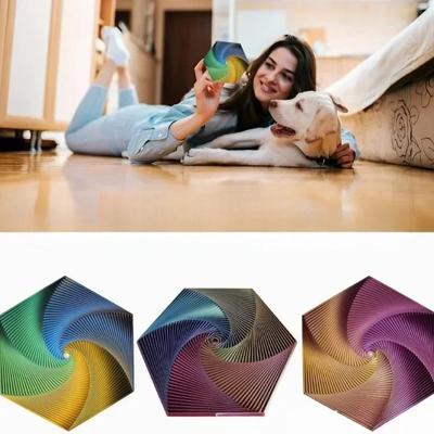 Fractal Fidget Hexagon Decompression Toys 3D Printing Desktop Anti-Stress Relief Toy Детский подарок на день рождения Геометрическая игрушка Fidget