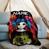 Personalized Custom Name Blanket - Sally Face Print Design,Blanket for Sofa,Bed,Travel,Camping - Soft and Warm, Great Gift