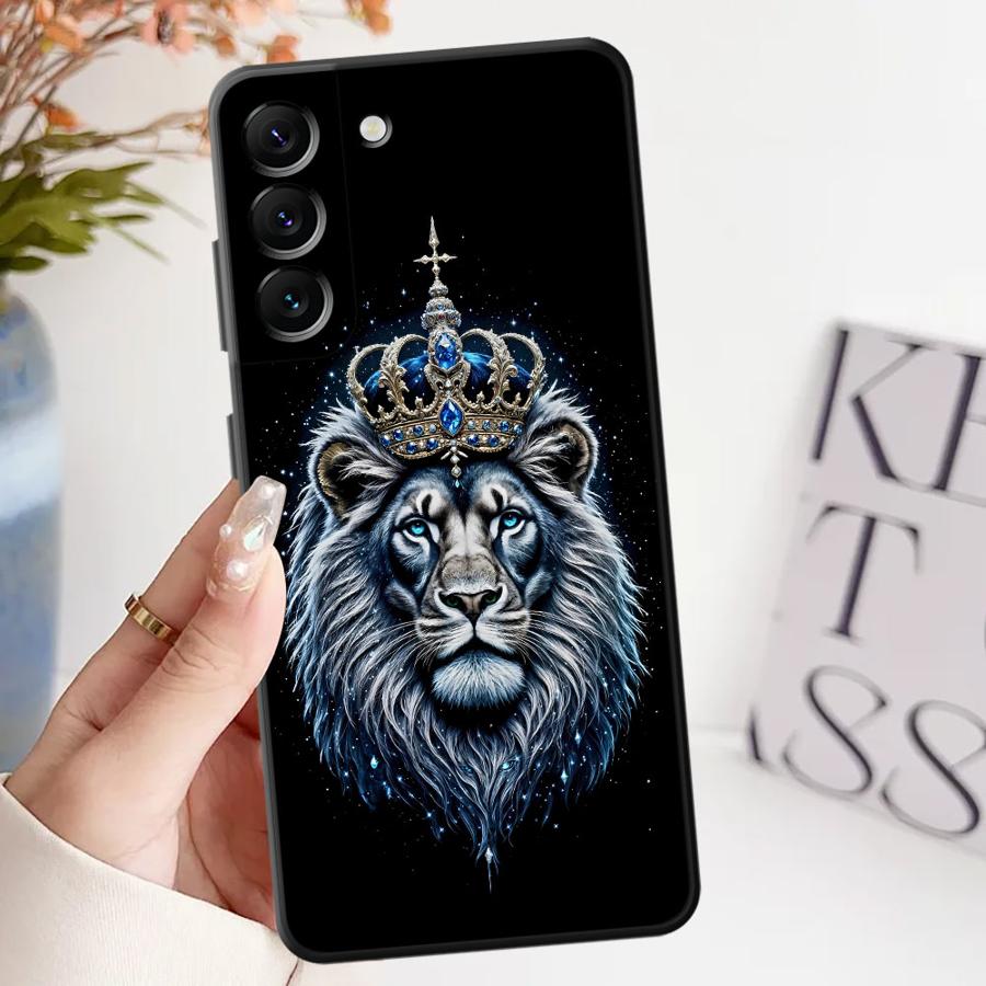 Чехол для Samsung Galaxy A32 A25 A71 A24 A52 A36 A55 A41 A23 A53 A35 A26 A72 A73 A51 A22 Чехол для телефона Крутое Животное Тигр Лев Лошадь