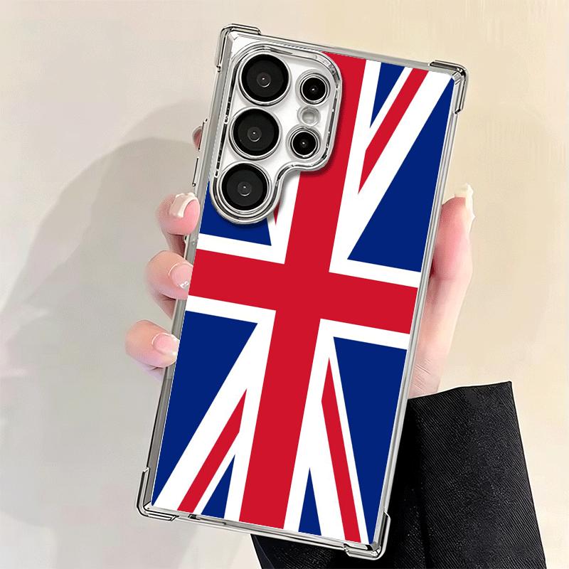 Флаг Великобритании Union Jack Англия Мягкий чехол для телефона для Samsung Galaxy S26 Ultra S25 Edge S24 FE S23 Plus S22 S21 + S20 Покрытие Защита от падения