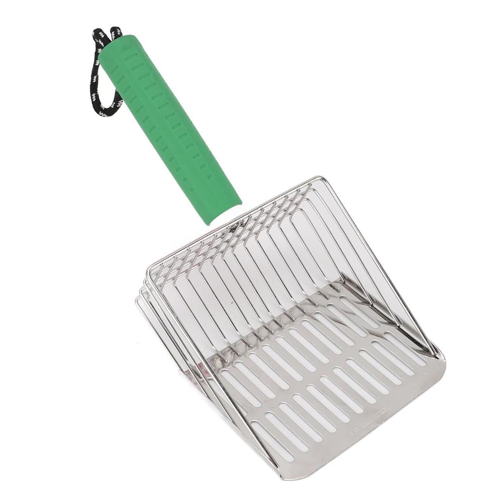 Cat Litter Scoop Detachable Handle Cat Litter Shovel Easy To Clean Stainless Steel Poop Scooper for Litter Box