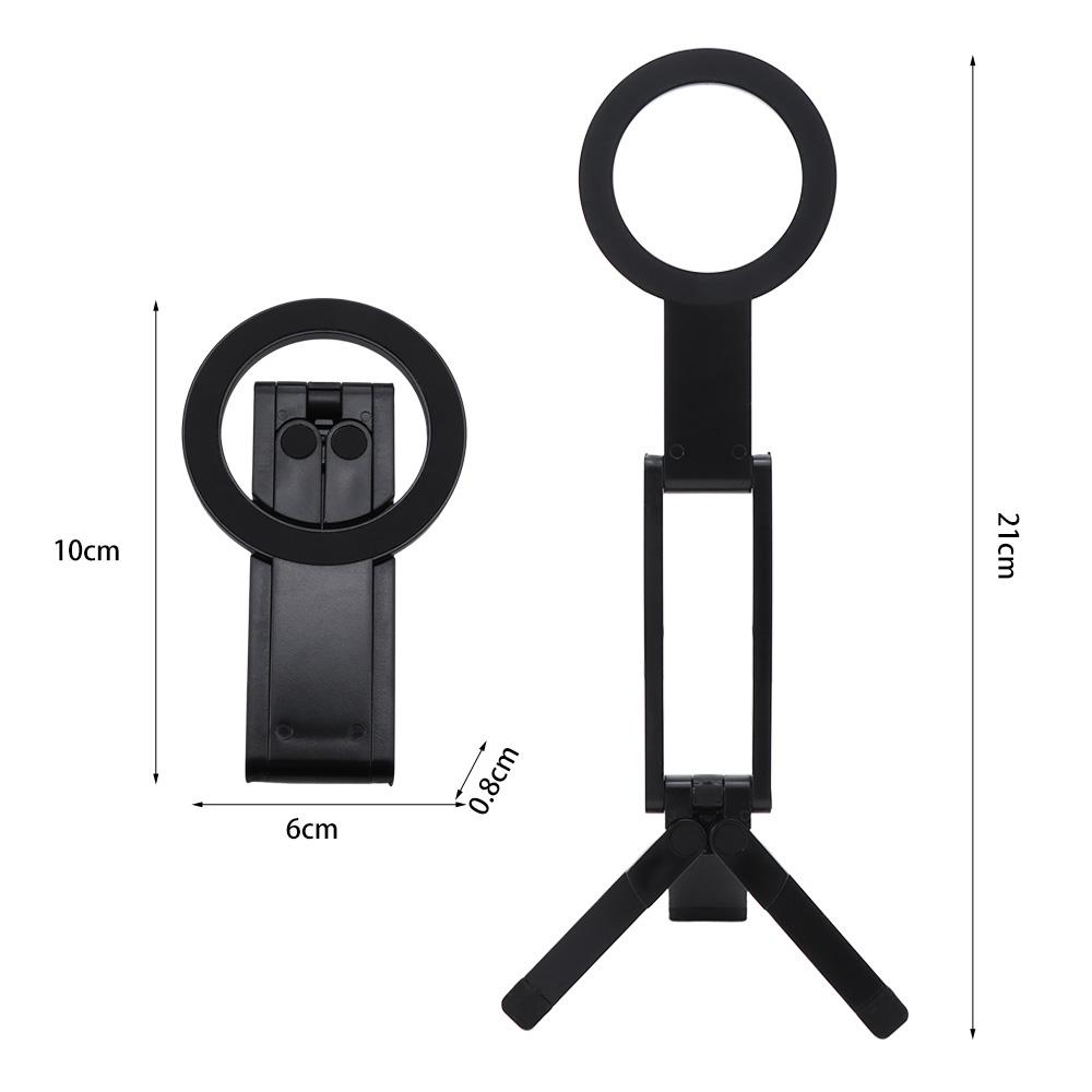 Foldable Single-sided Magnet Tripod Creative Desktop Phone Stand Phone Handle Holder for Home