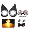 For Toyota Yaris 2014 2015 2016 2017 US Version Fog Lamps Led DRL Daytime Running Lights Car Halogen Front Bumper Headlights 12V