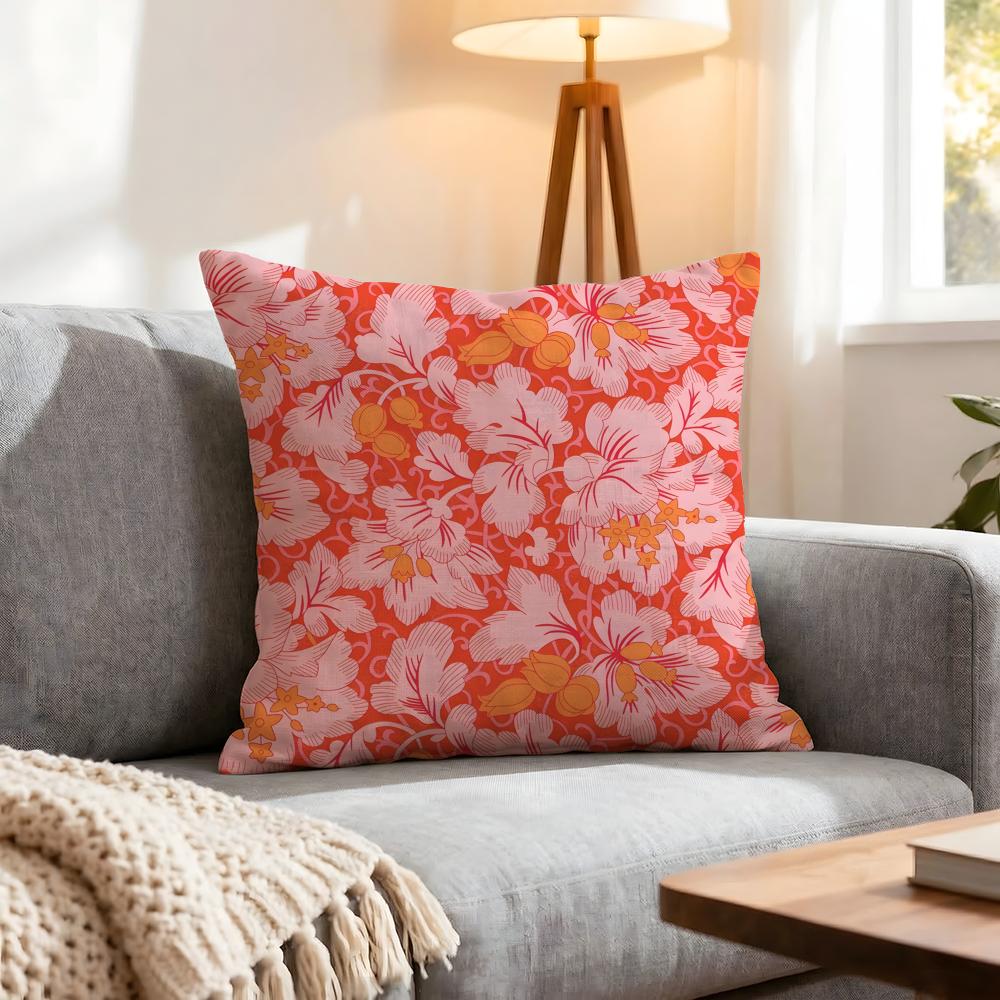 Pattern Poppy Pattern Cushion Cover Pcs Decorative Covers Soft Cushion Case for Sofa Couch Decor x x Pillowcases