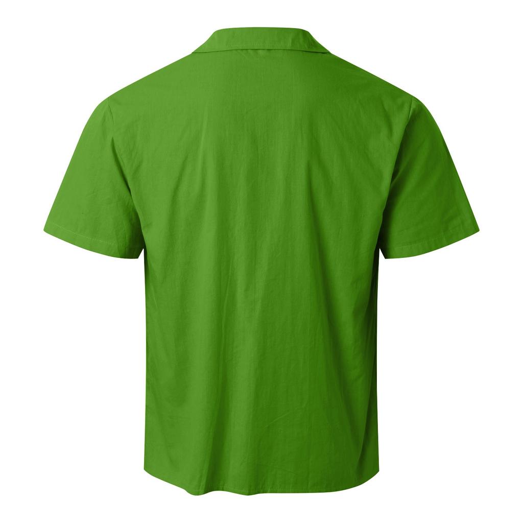 Мужские рубашки с коротким рукавом на пуговицах в полоску, мужские повседневные модные рубашки с коротким рукавом