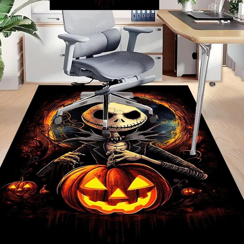 Nightmare Before Christmas Jack Carpet For Playroom Bedroom Living Room Sofa Home Decorkids Game Area Rug Nonslip Floor Mat