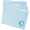 Two Tone Colored File Folders,18 Pack 6 Pastel Colors Manilla Folders 8.5x11,Assorted Colors 1/3 Cut Tab File Folders Letter Size,School Business