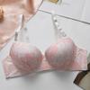 Модный бюстгальтер для молодых девушек, нижнее белье с эффектом пуш-ап, регулируемый бюстгальтер, сексуальное нижнее белье с принтом