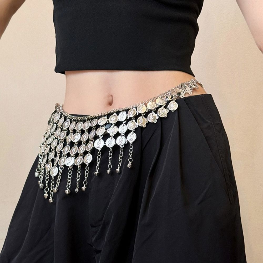 Round Bohemian Style Waistband Vintage Ethnic Style Belt Dress Accessories