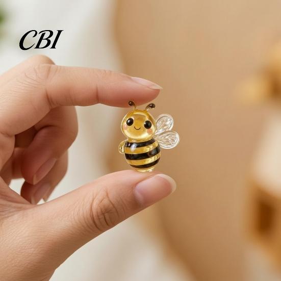Miniature Ornaments for Nightstand Mini Glass Turtle with Heartwarming Message Card, Cute Animal Figurines Healing Gifts Mental Comfort Desk