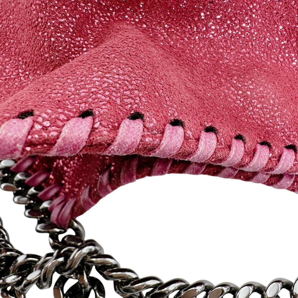 Stella McCartney Mini Tote Bag Falabella Shoulder Bag Diagonal crossing pink Used