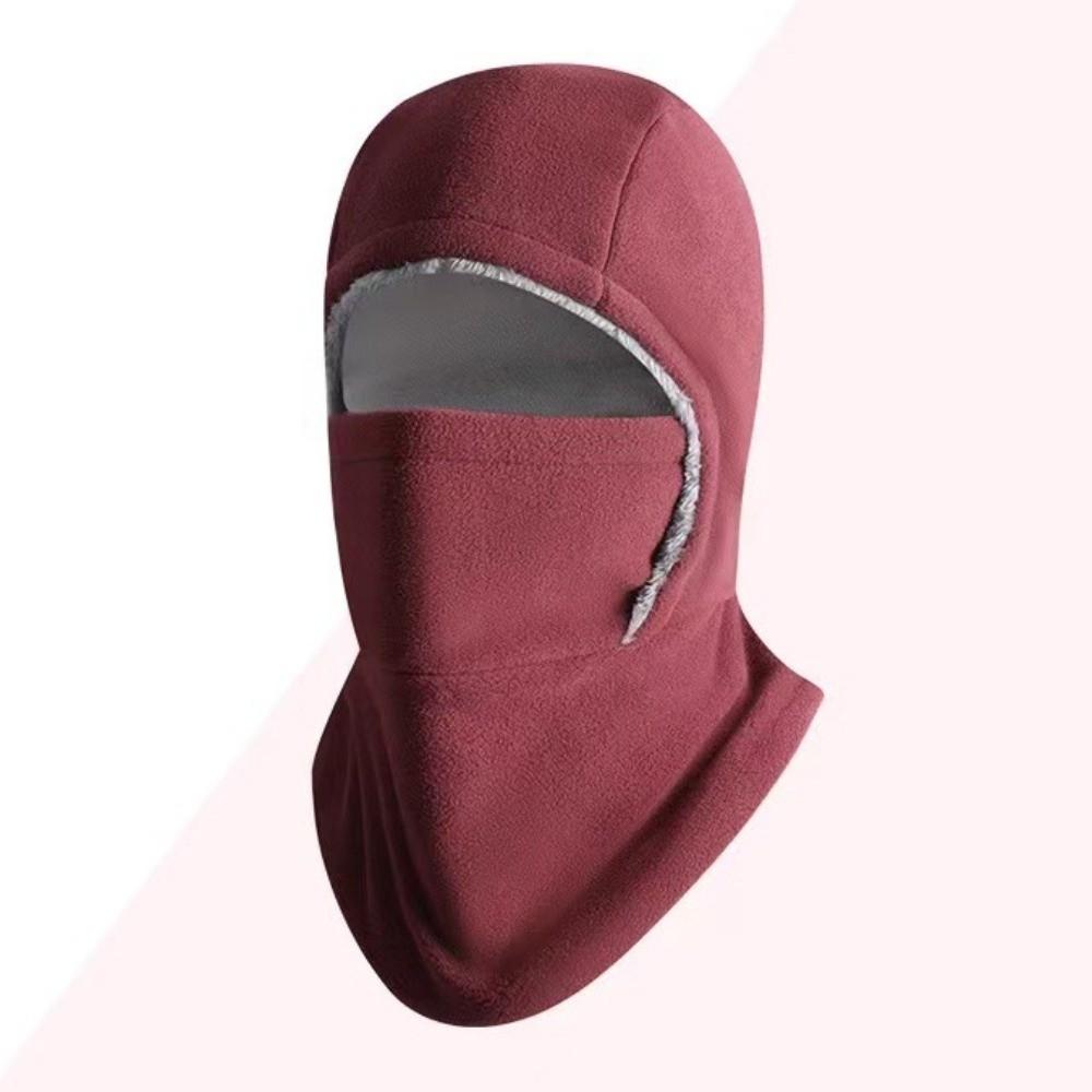 Neck Protection Warm Hat Mask Fleece Ski Windproof Cap Balaclava Cycling Cap Skiing