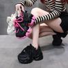 Fashion 2024 New Chunky Sneakers for Women Lace-Up White Vulcanize Shoes Casual Fashion Dad Shoes Platform Comfortable Zapatillas Mujer