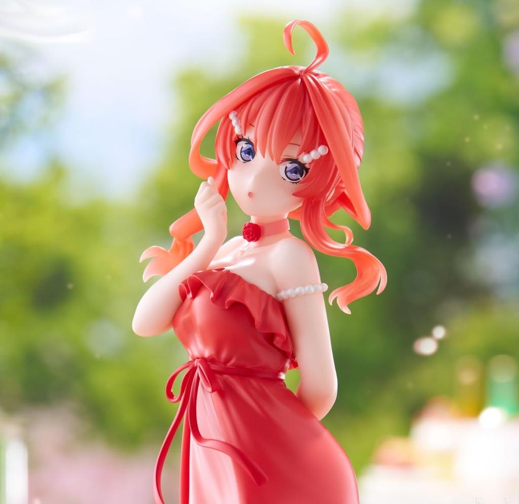 Спецвыпуск аниме Квинтэссенциальная фигурка Накано Сацуки в пастельном платье Официальная фигурка 22 см "Пятерняшки" Trio-Try-iT Прибл.